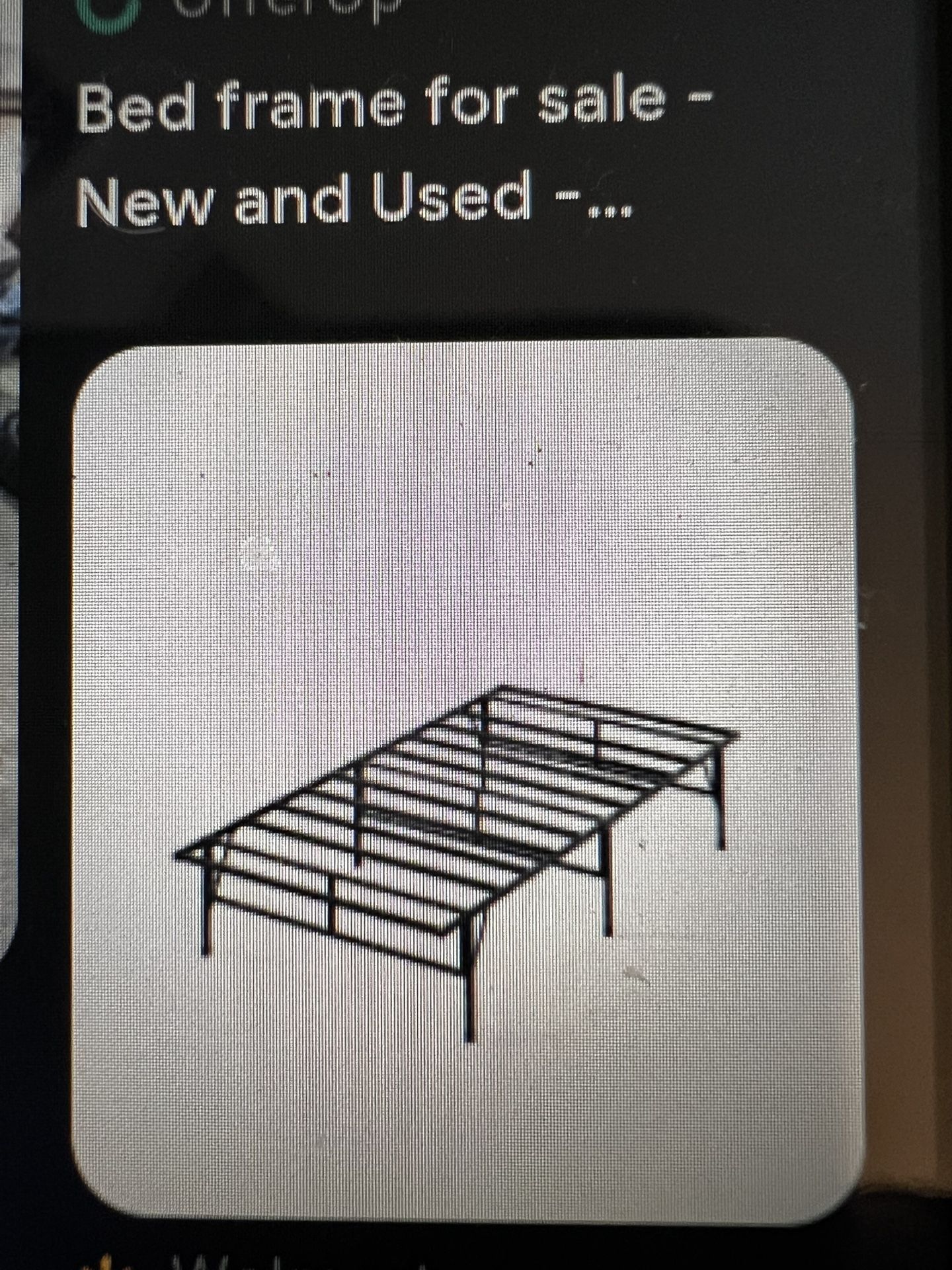 Metal Platform Bed : 14”