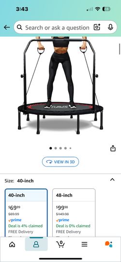 Mini Trampoline * Exercise 