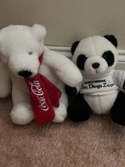 Coca Cola Bear And San Diego Zoo Bear 