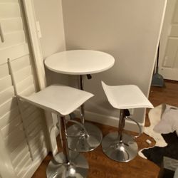 Bar Table And 2 Chairs 