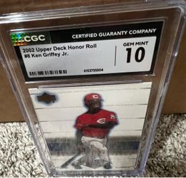 2002 Upper deck Honor Roll Ken Griffey Je CGC 10🔥🔥