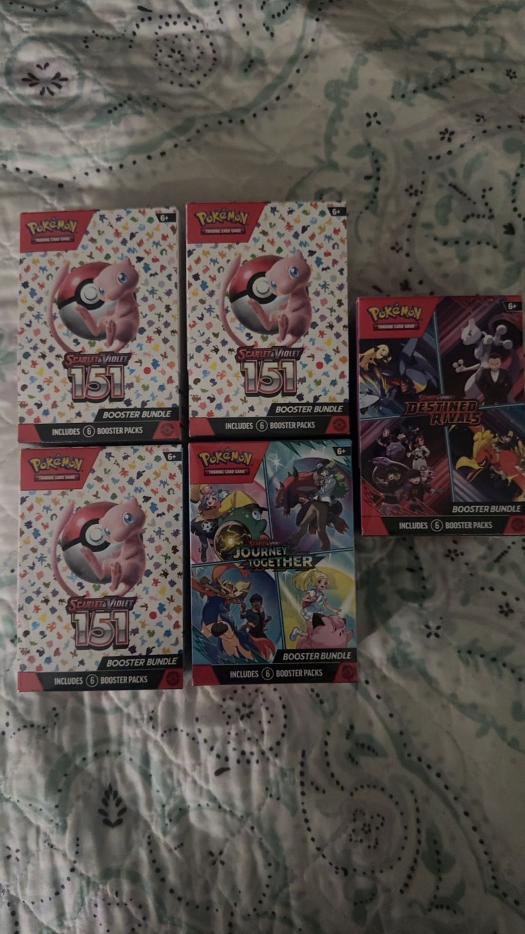 151 Booster Bundle Destined Rivals Booster Bundle Journey Together Booster Bundle