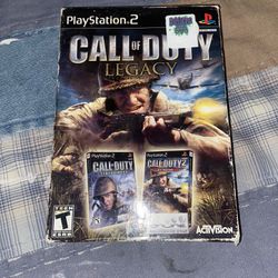 Ps2 Call Of Duty Set Of 2 Games 