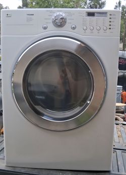 LG Tromm front-load dryer.