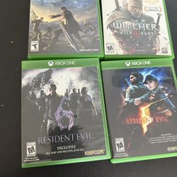 Xbox One Games Lot Of 4