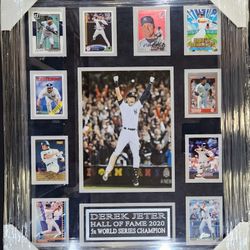Yankees Derek Jeter Custom-Framed 10-Card Display Piece 
