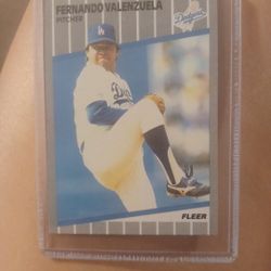 Baseball Card Fernando Valenzuela