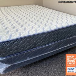 King Size Supreme Orthopedic Mattress And Boxspring 