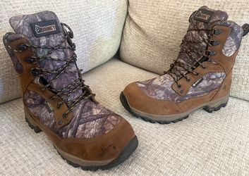 Rocky ProHunter Mens size 10.5 Hunting Camo GORE-TEX Insulated 400g Boots