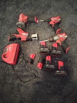 Milwaukee cordless tools.