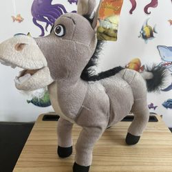 SHREK DONKEY 11 INCH NEW SOFT PLUSH BY NANCO!!  WITH TAGS