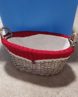 Christmas Wicker Basket