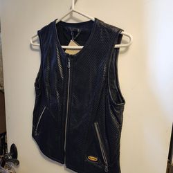 New Harley Davidson Woman's Leather Vest