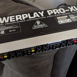 Power play Pro-XL 4-channel Headphones Distribution Amplifier Model HA4700