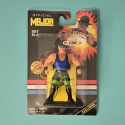 Sgt. Slaughter Major Bendies Figure 1/250 Exclusive WWF WWE Wrestling GI Joe
