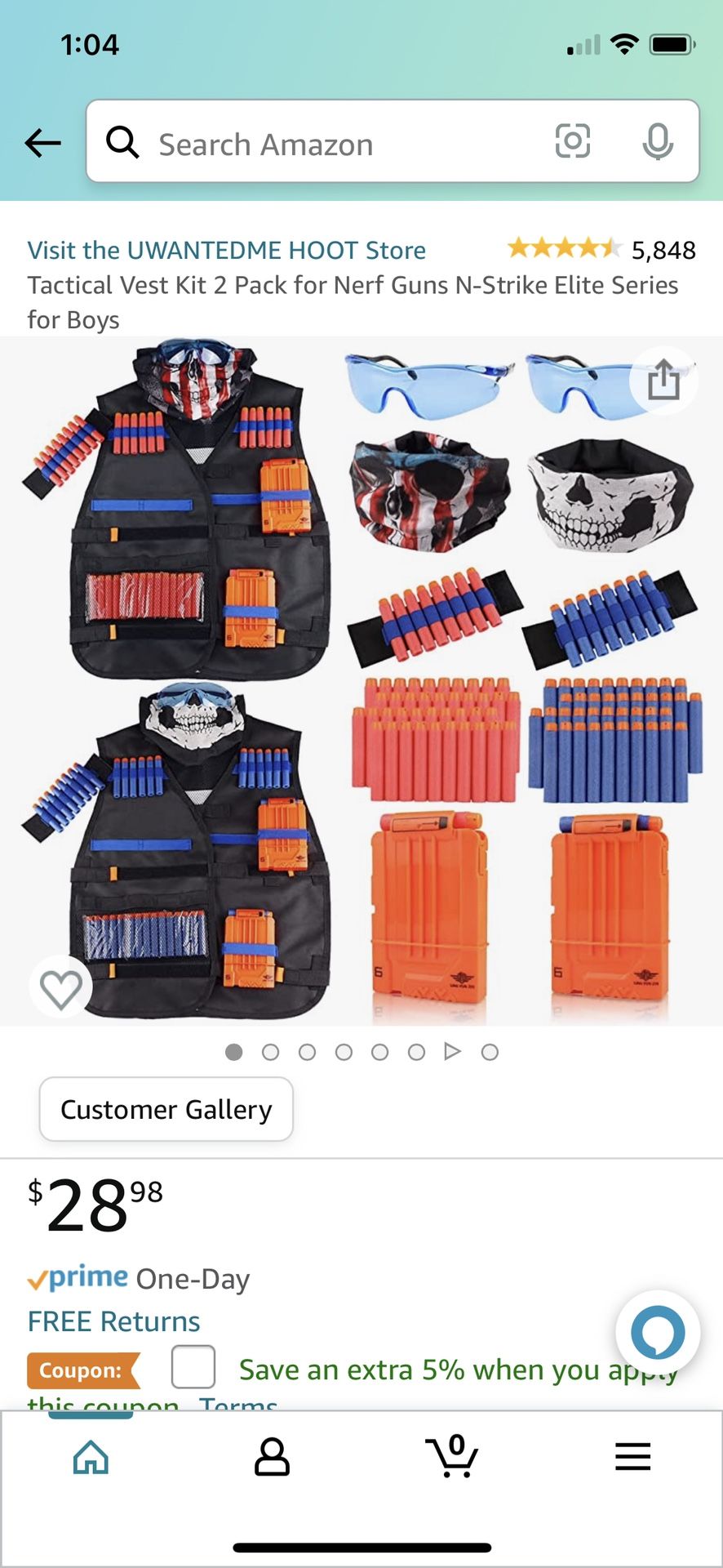 Kids Tactical Vest Kit