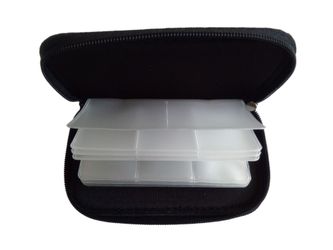 Portable Memory Card Storage Bag With 18 SD Card  Slots and 4 CF Card Slots Safely Store and Organize Memory Card Storage for CF/SD/SDHC/MS/DS