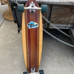 2- vintage wooden skateboards bolt in great shape asking $100 each