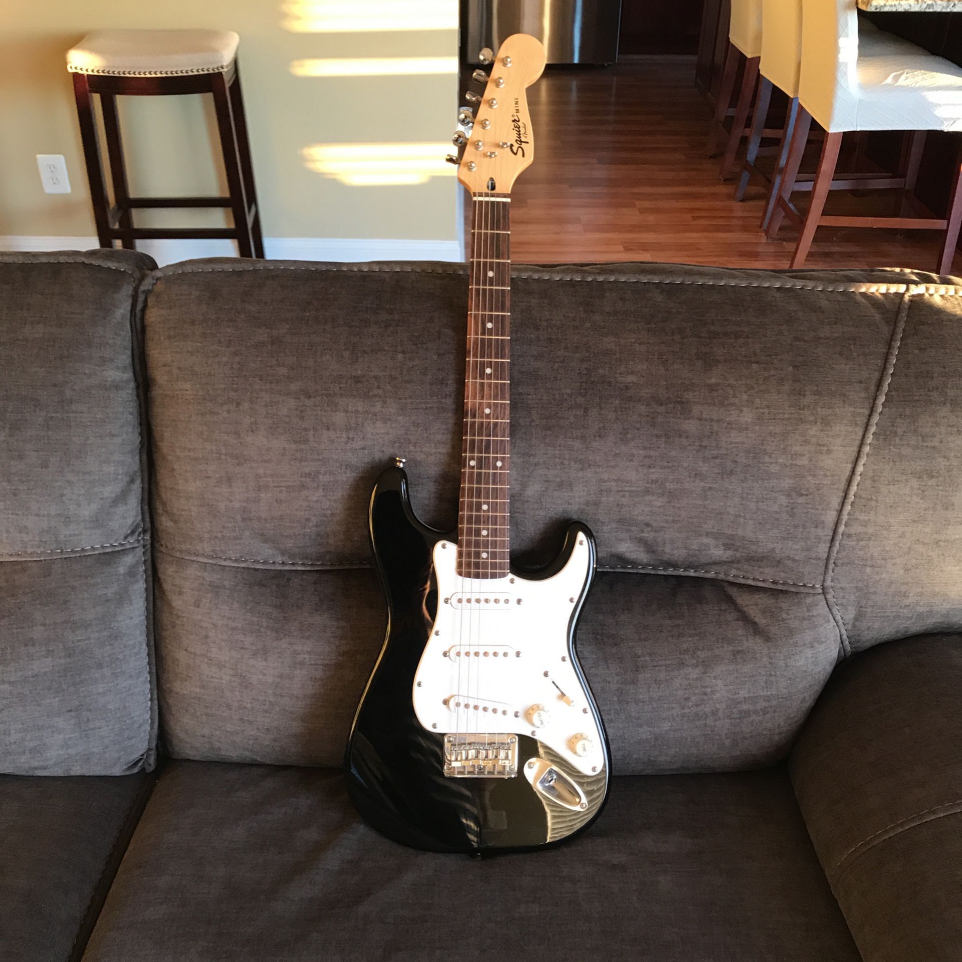 Squire Mini Strat Guitar With Gig Bag
