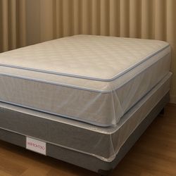Full Size Mattress 14” Inches Thick Pillow Top New From Factory  Excellent Comfort Also Available: Twin, Queen And King Same Day Delivery 