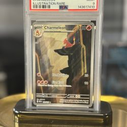 2023 POKEMON MEW EN-151 ILLUSTRATION RARE #169 CHARMELEON PSA 9