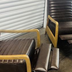 Delivery Available Synergy Home Henrik Leather Pushback Recliner Recliner (Costco #1782984)