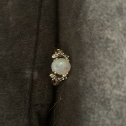Opal Simulated Ring 