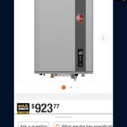 Tinklers hot water heater
