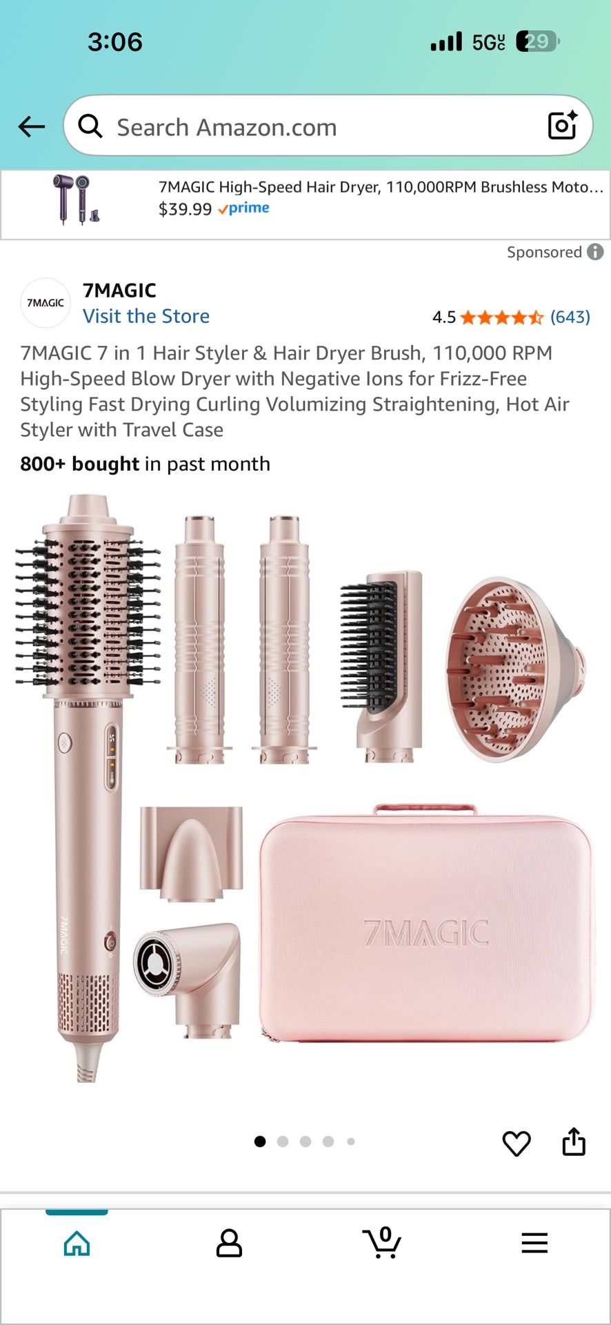 Hair Dryer Brush