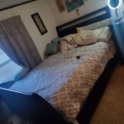 Bed Frame With Dresser 