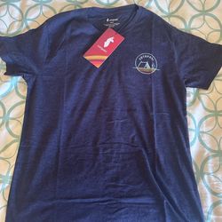NWT Cotopaxi Organic Men's Medium Camp Life Short Sleeve T-Shirt Maritime Blue