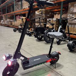 Electric scooter with seat