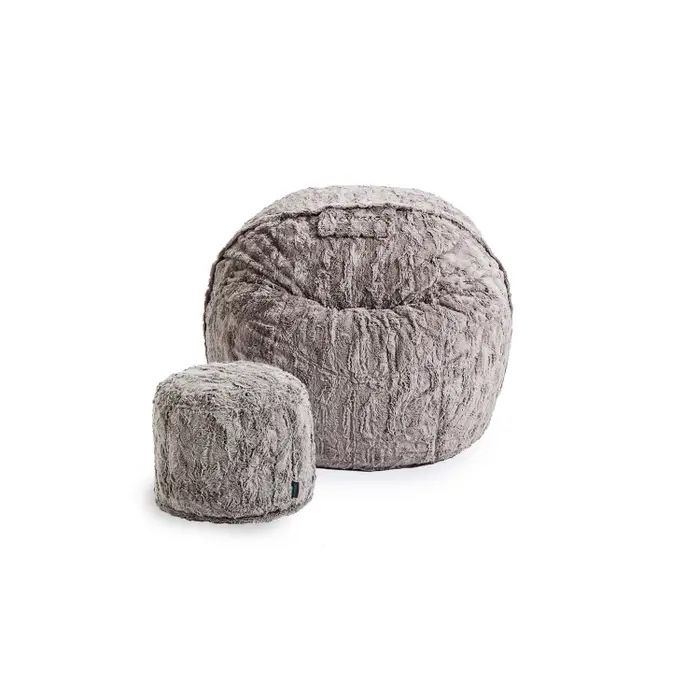 PRICE REDUCED - New Lovesac City Sac with Squattoman - Espresso Pika Phur