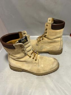 WOLVERINE VINTAGE USA AMBER LACE UP PACKER WORK CHORE FARM BOOTS Mens Size 10.5