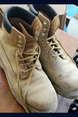 Working Steal Tie Boots 9