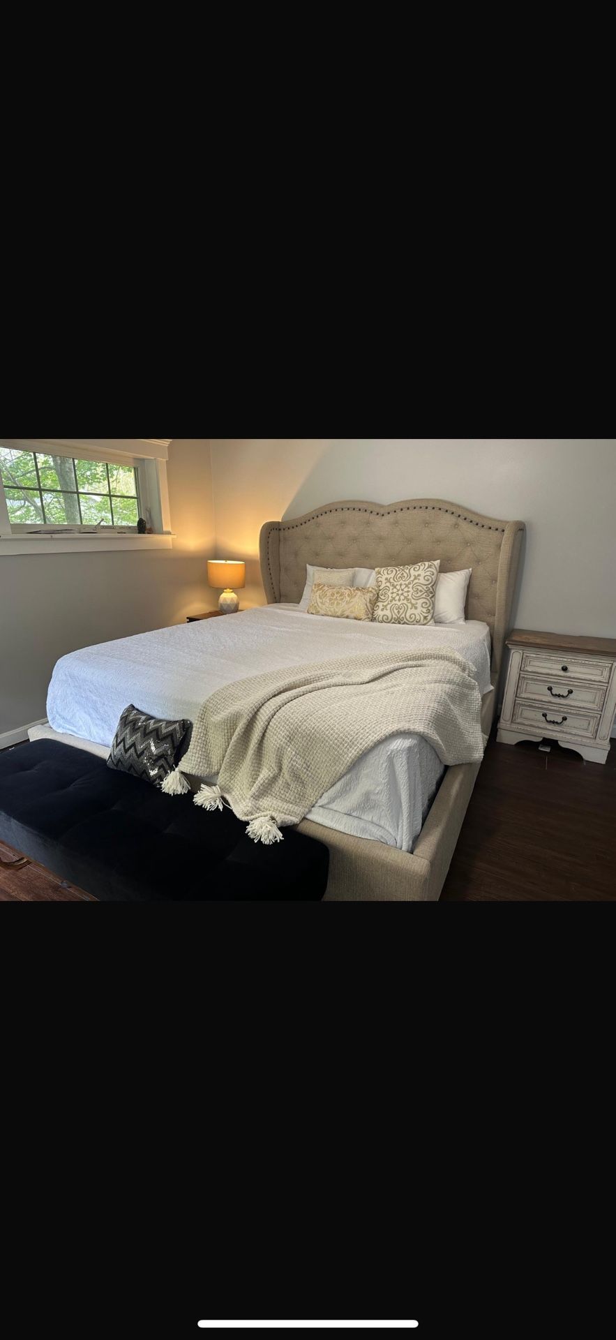 Bed With Side Tables