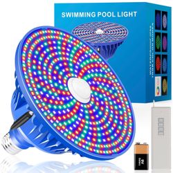 MORSEN LED Pool Lights 120V 60W with Remote Control RGB Color Change
