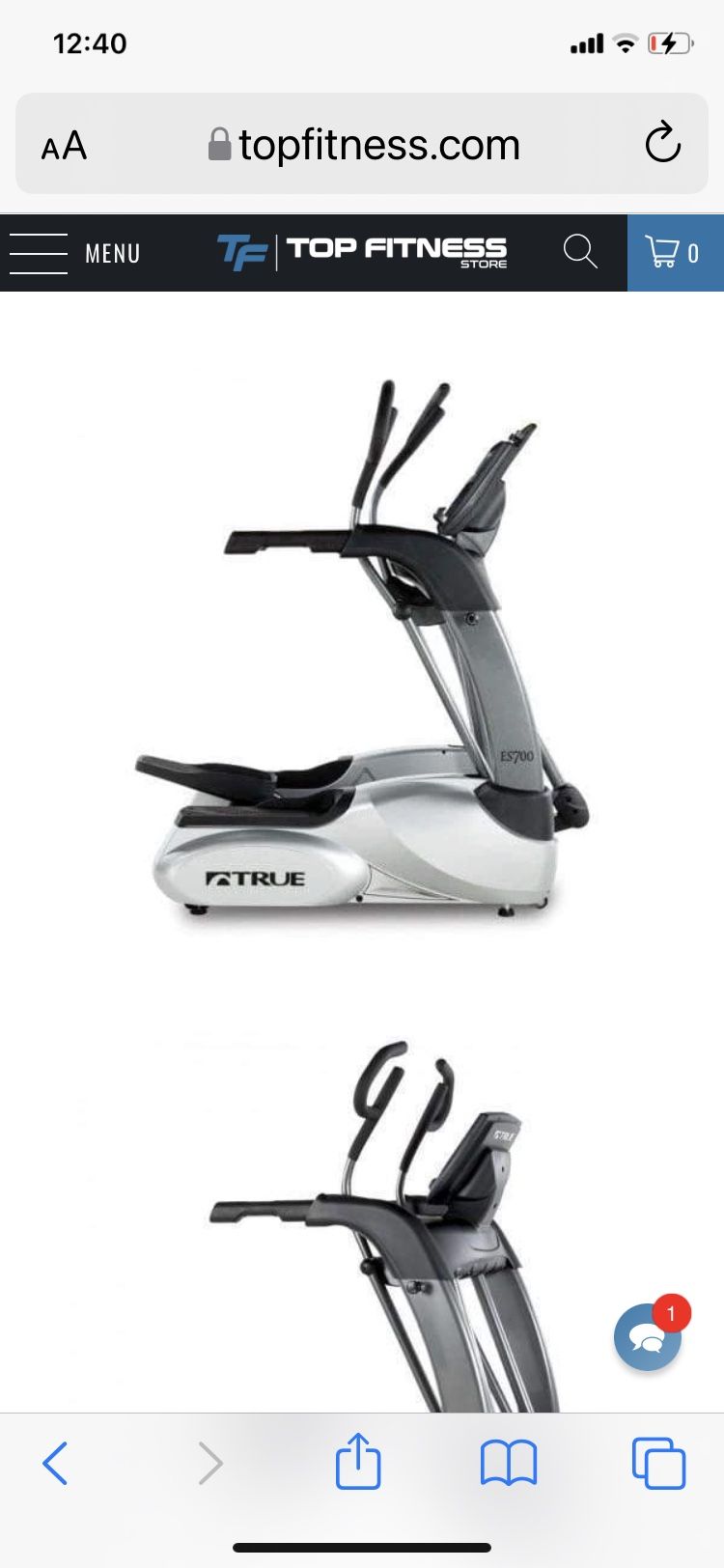 True ES700 Elliptical
