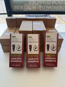 FARNDU Hair Dye Shampoo 100% Grey Coverage Instant 3 in 1 Herbal Ingredients US