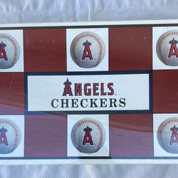 MLB Baseball Angels Checkers