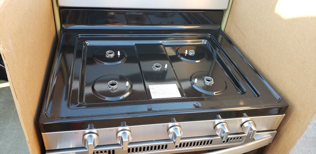 Estufa Whirpool Stainless Steel 5 Qemadores