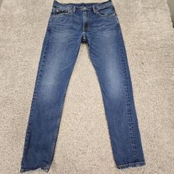 Levis 512 Jeans Men 32x32 (Fits 30x30) Blue Slim Tapered Fit Medium Wash Denim 
