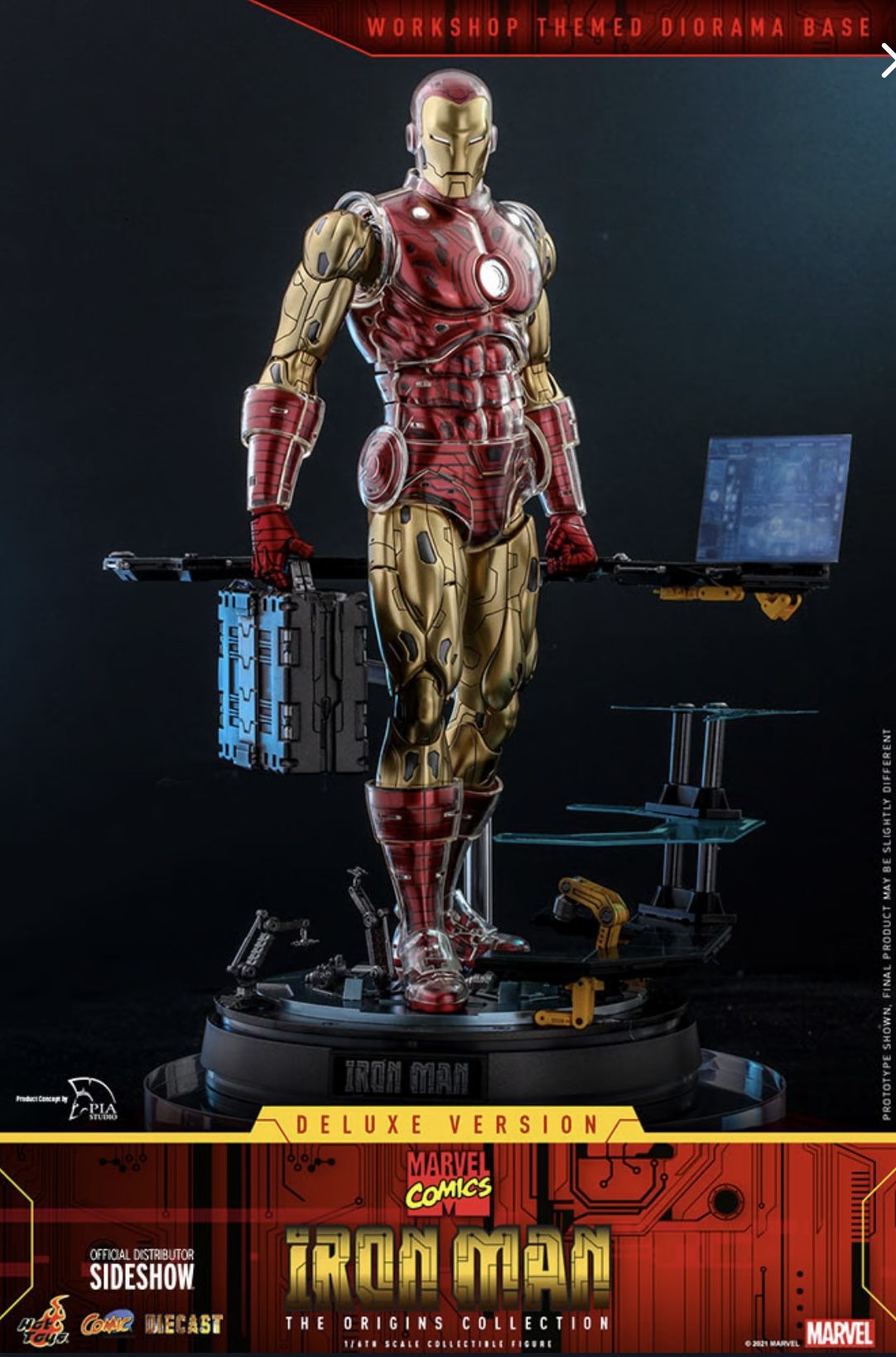 Iron Man (Deluxe) Collectible Figure 1/6