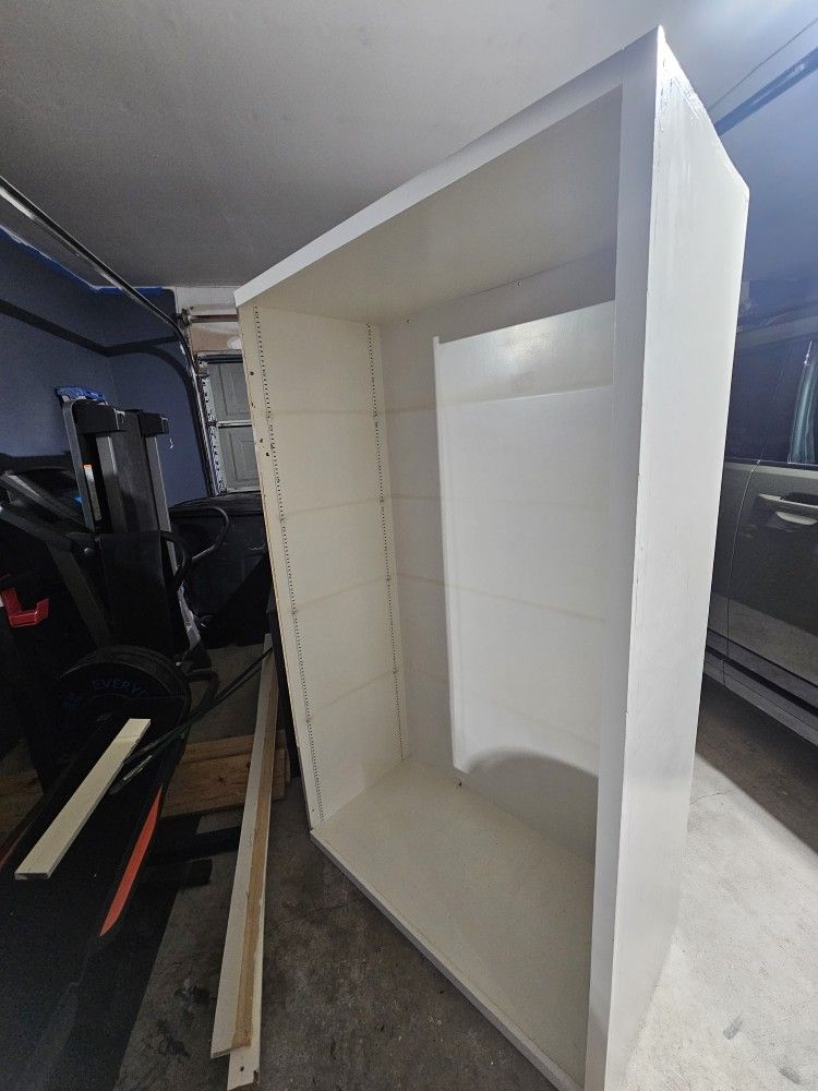 2 Oversize cabinets With Shelves.