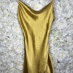 gold fashion nova dress