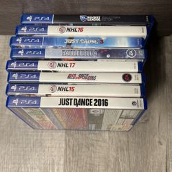 PS4 disc games 