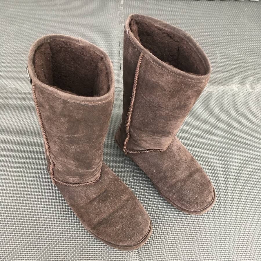 Tall Suede Boots Womens Size 9 Dark Chocolate Brown