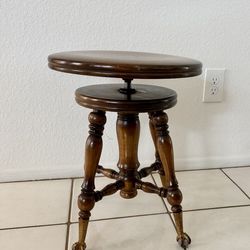 Antique piano stool