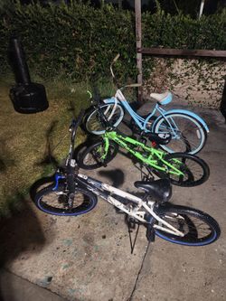Lot of 3 Used Bicycles