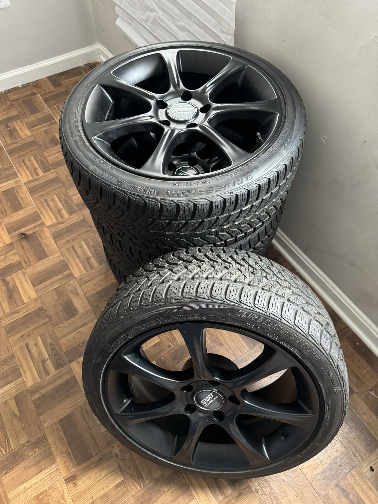 4 Rims And Tires Bridgestone All Season Tires 235/40R18 Fits Honda ...
